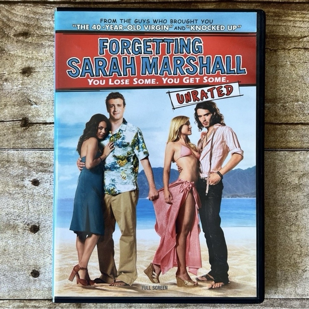 Forgetting Sarah Marshall‎ DVD Unrated Full Screen Jason Segel Kristen Bell 2008